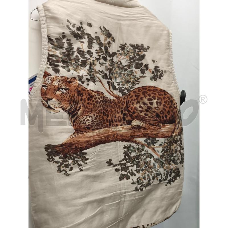 GILET DONNA FREY SETA BIANCO TIGRE | Mercatino dell'Usato Volpago del montello 4