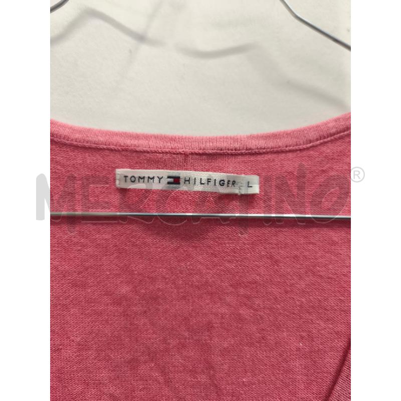 GILET DONNA TOMMY HILFIGER ROMBI ROSA BIANCO | Mercatino dell'Usato Volpago del montello 2