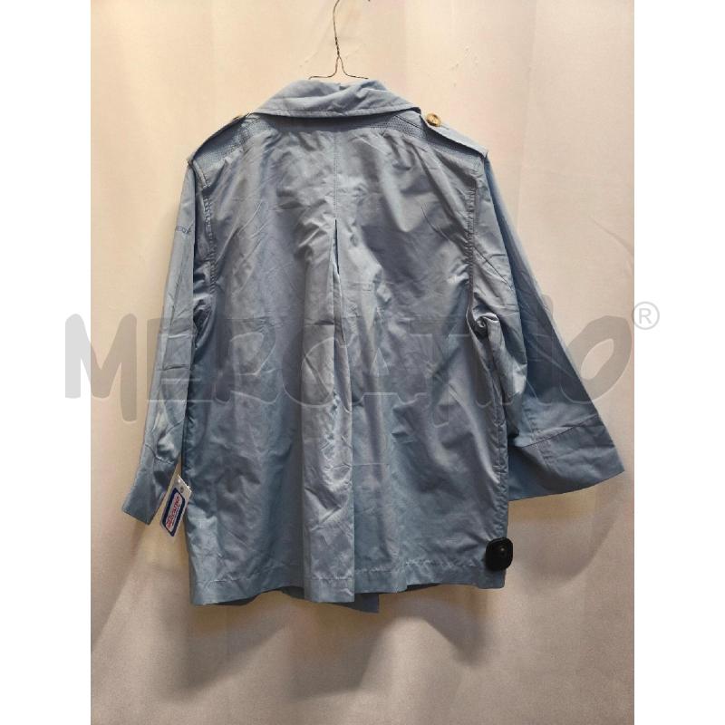 GIUBBOTTO DONNA GEOX AZZURRO FIORI  | Mercatino dell'Usato Volpago del montello 4