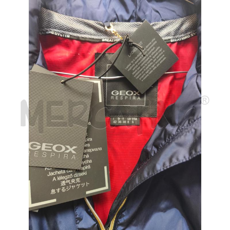 GIUBBOTTO DONNA GEOX BLU  | Mercatino dell'Usato Volpago del montello 2