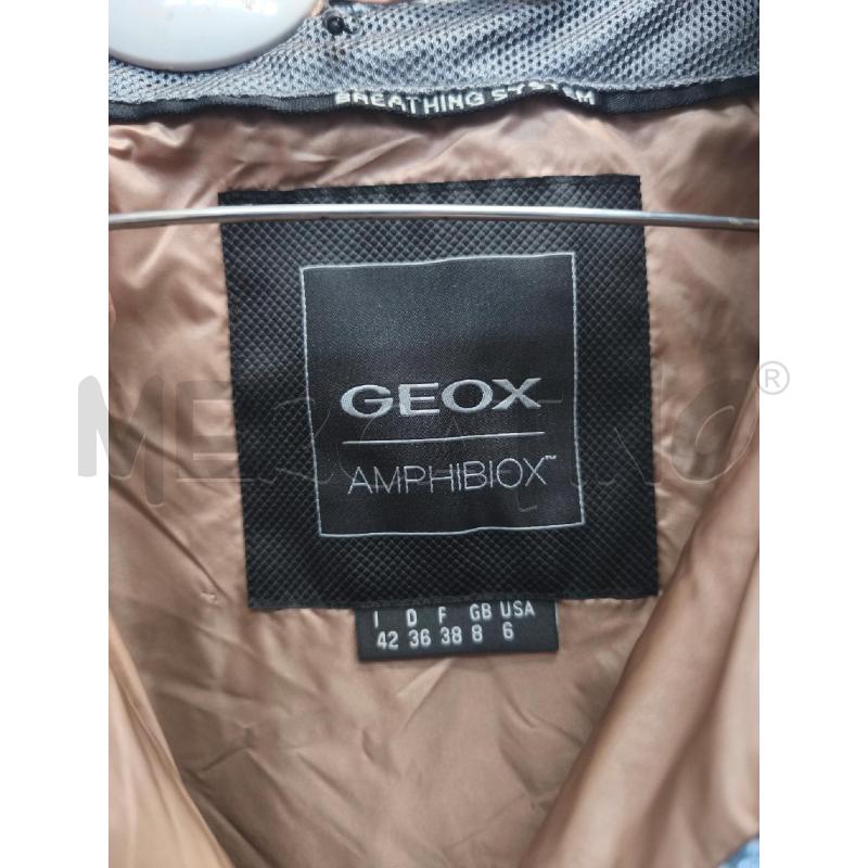 GIUBBOTTO DONNA GEOX BLU AZZURRO  | Mercatino dell'Usato Volpago del montello 2
