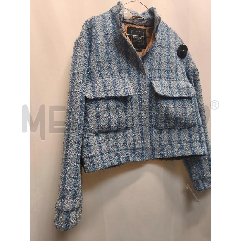 GIUBBOTTO DONNA GEOX BLU AZZURRO  | Mercatino dell'Usato Volpago del montello 3