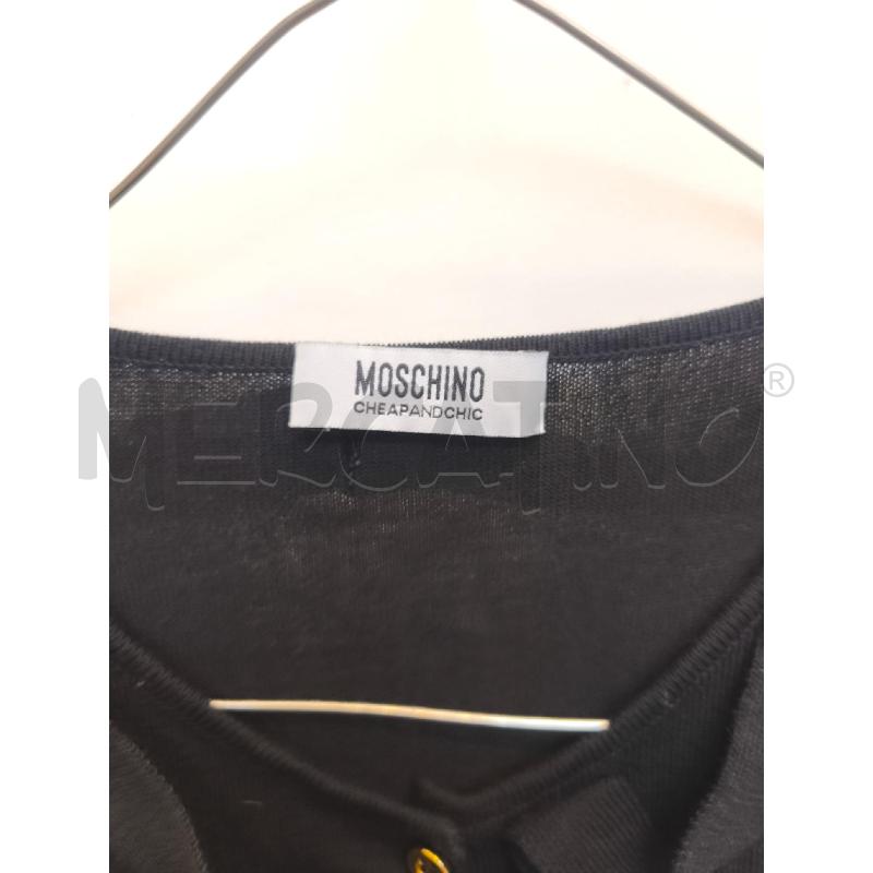 GOLFINO DONNA MOSCHINO NERO  | Mercatino dell'Usato Volpago del montello 2