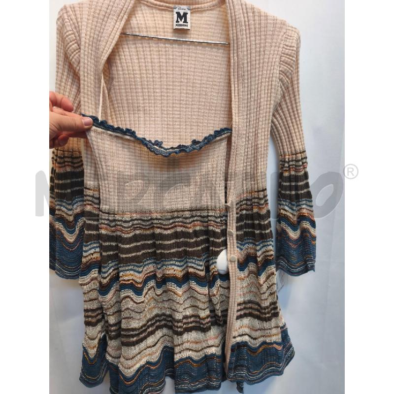 GOLFINO DONNA +CANOTA MISSONI PANNA RIGE BLU MARRONI | Mercatino dell'Usato Volpago del montello 3
