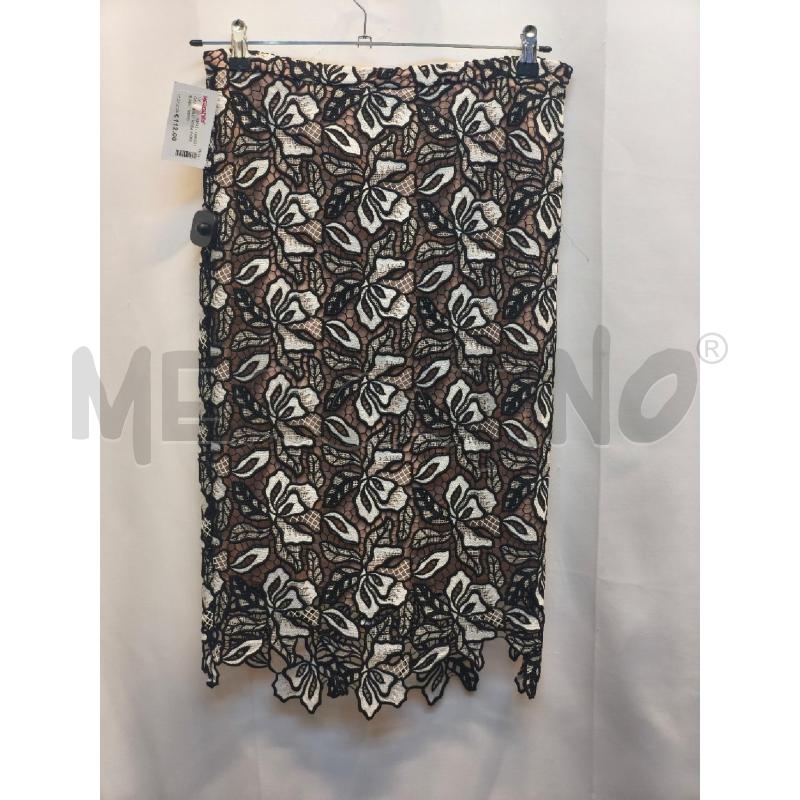 GONNA N21 ROSA FIORI BIANCI NERO  | Mercatino dell'Usato Volpago del montello 1