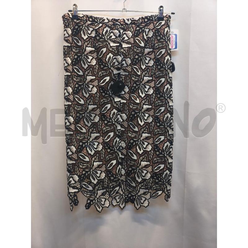 GONNA N21 ROSA FIORI BIANCI NERO  | Mercatino dell'Usato Volpago del montello 3