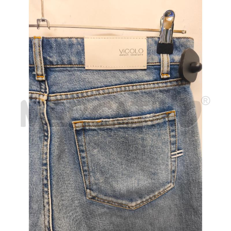 JEANS DONNA VICOLO BLU CHIARO  | Mercatino dell'Usato Volpago del montello 4