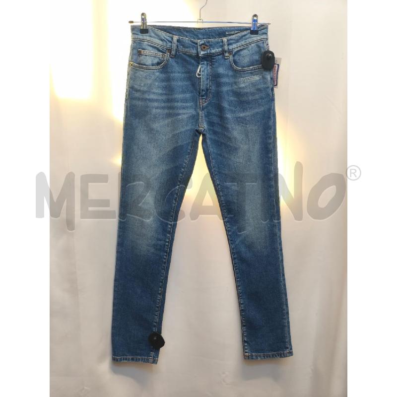 JEANS UOMO DENIM CHIUSURA GRAFFETTA  | Mercatino dell'Usato Volpago del montello 1