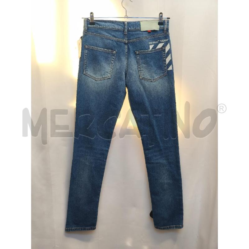 JEANS UOMO DENIM CHIUSURA GRAFFETTA  | Mercatino dell'Usato Volpago del montello 3