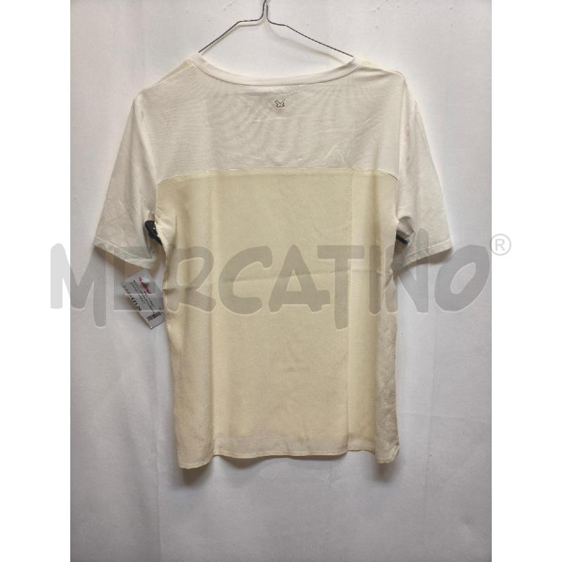 MAGLIA DONNA MAX&MARA DAVANTI PANNA DIETRO BIANCA  | Mercatino dell'Usato Volpago del montello 3