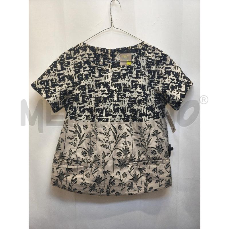 MAGLIA DONNA MAX&MARA NERO BIANCO PANNA PALME | Mercatino dell'Usato Volpago del montello 1