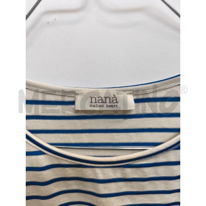 MAGLIA DONNA NANA PANNA RIGE BLU | Mercatino dell'Usato Volpago del montello 2