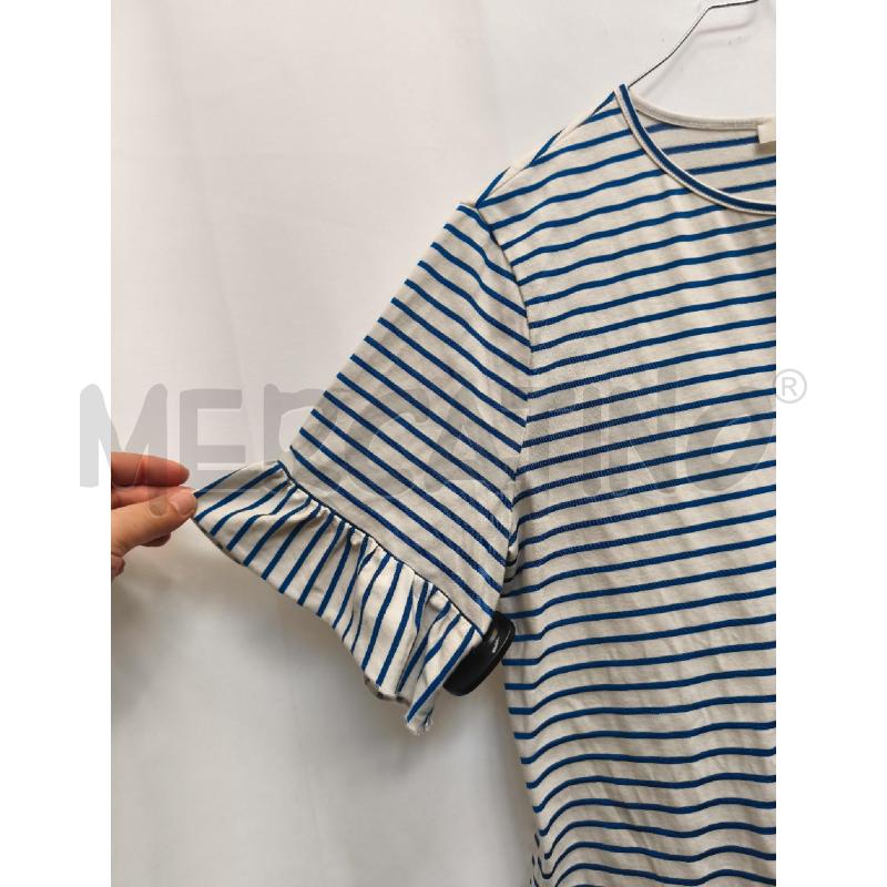 MAGLIA DONNA NANA PANNA RIGE BLU | Mercatino dell'Usato Volpago del montello 3