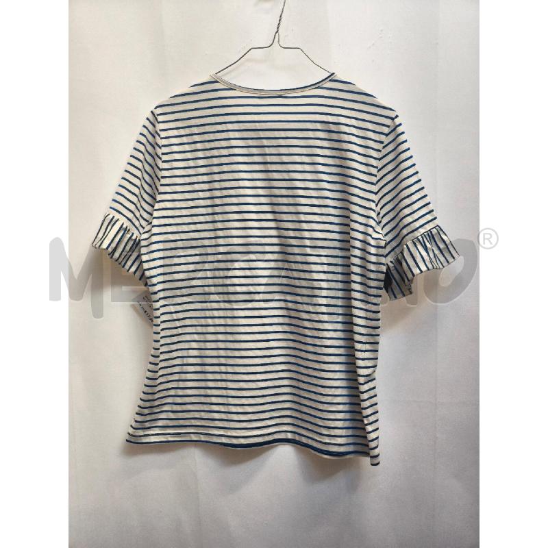 MAGLIA DONNA NANA PANNA RIGE BLU | Mercatino dell'Usato Volpago del montello 4