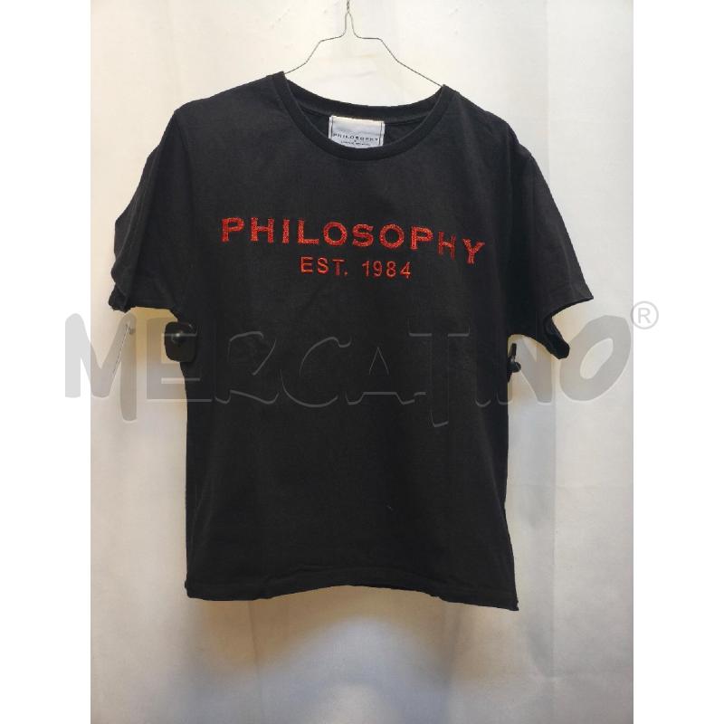 MAGLIA DONNA NERA PHILOSOPHY | Mercatino dell'Usato Volpago del montello 1