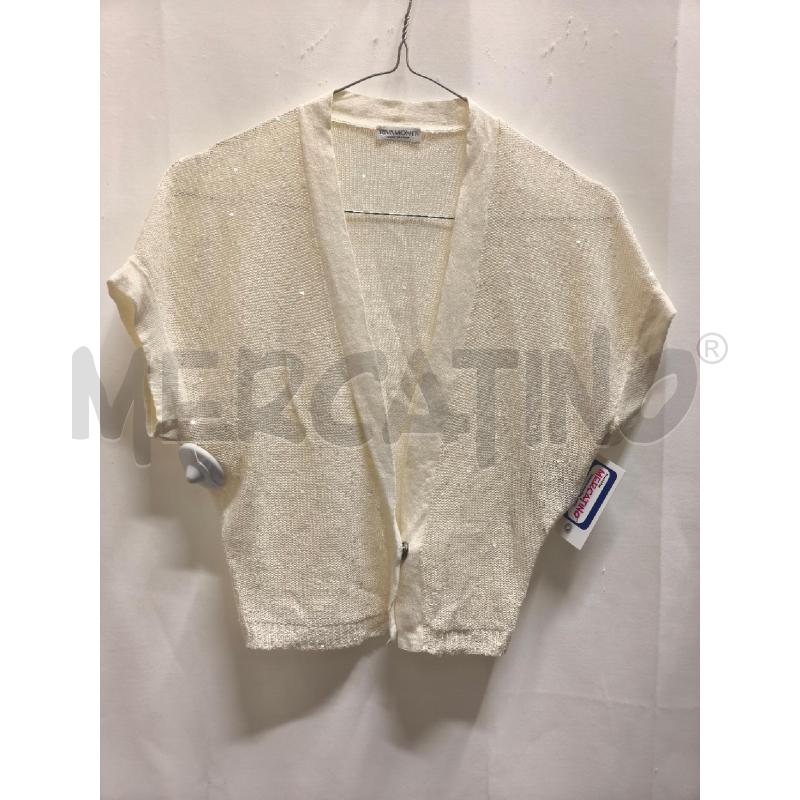 MAGLIA DONNA RIVAMONTI BIANCO PAIETE  | Mercatino dell'Usato Volpago del montello 1