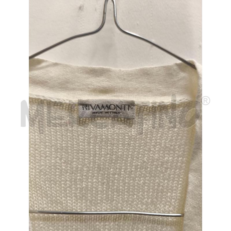 MAGLIA DONNA RIVAMONTI BIANCO PAIETE  | Mercatino dell'Usato Volpago del montello 2