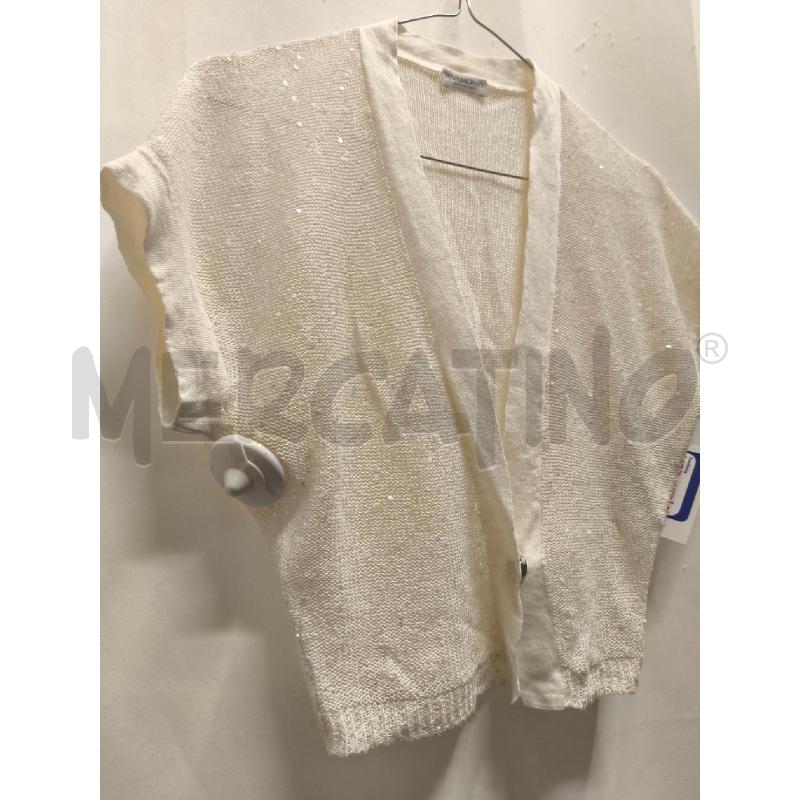 MAGLIA DONNA RIVAMONTI BIANCO PAIETE  | Mercatino dell'Usato Volpago del montello 3