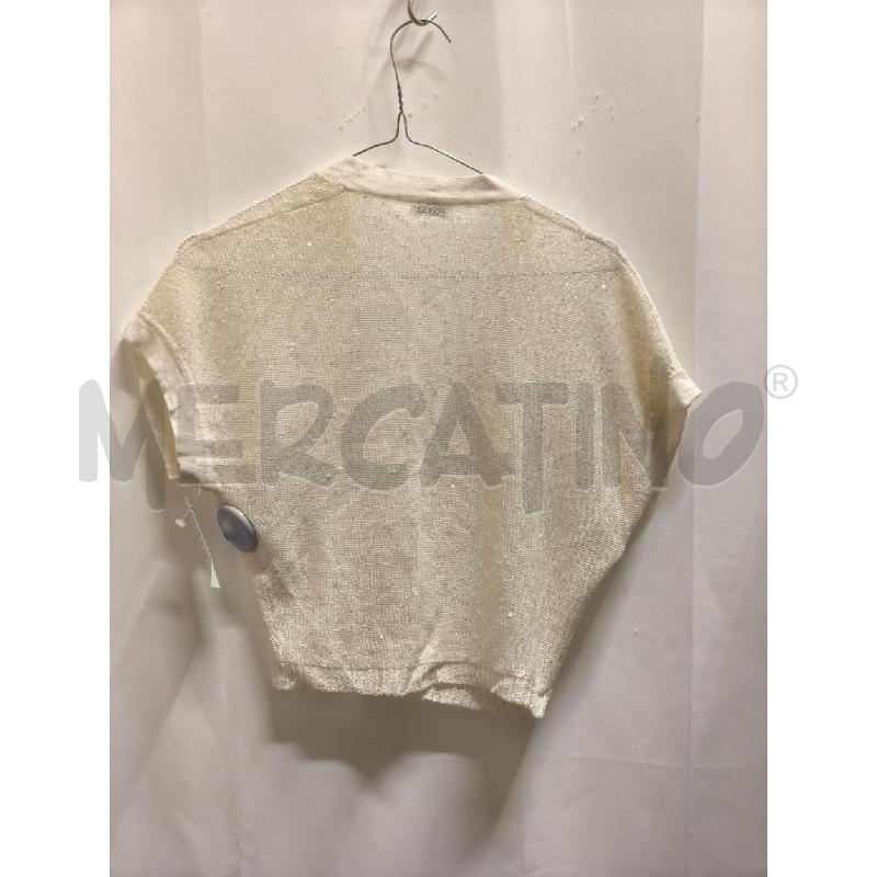 MAGLIA DONNA RIVAMONTI BIANCO PAIETE  | Mercatino dell'Usato Volpago del montello 4