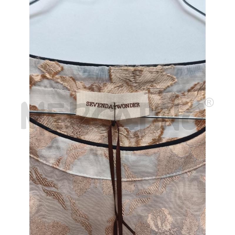 MAGLIA DONNA SEVENTAYWONDER FIORI DORATI | Mercatino dell'Usato Volpago del montello 2