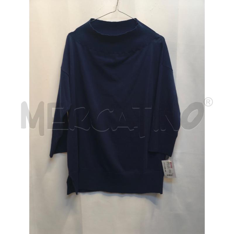 MAGLIA DONNA  ROSSOPURO  BLU MANICA 3/4 | Mercatino dell'Usato Volpago del montello 1
