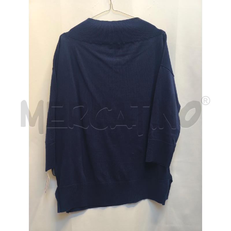 MAGLIA DONNA  ROSSOPURO  BLU MANICA 3/4 | Mercatino dell'Usato Volpago del montello 4
