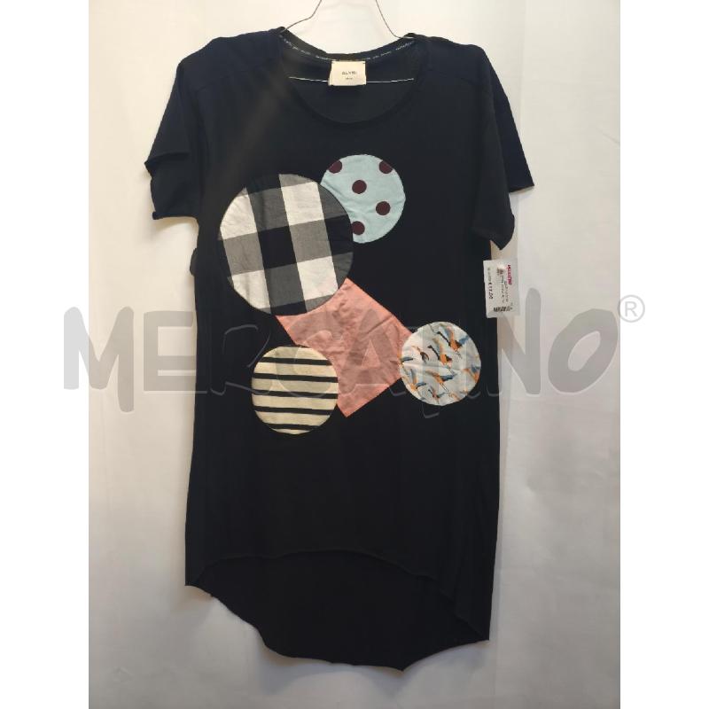 MAGLIETTA DONNA ALYSI NERO  | Mercatino dell'Usato Volpago del montello 1