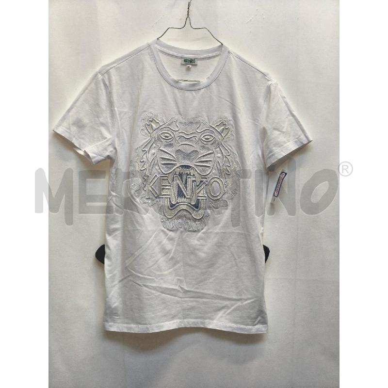 MAGLIETTA DONNA KENZO BIANCA TIGRE  | Mercatino dell'Usato Volpago del montello 1
