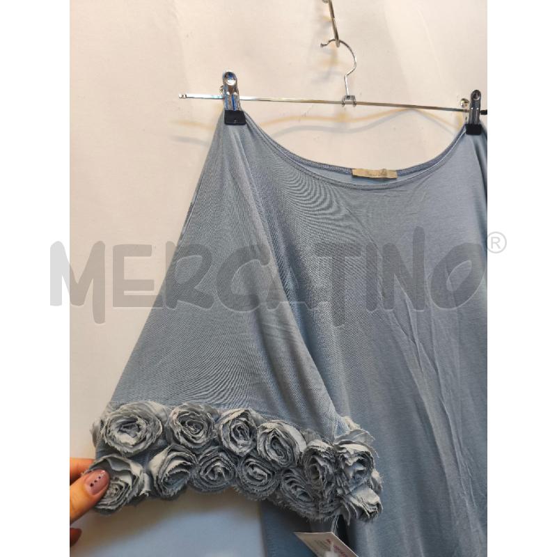 MAGLIETTA DONNA MAISON LAILE AZZURRA  | Mercatino dell'Usato Volpago del montello 2