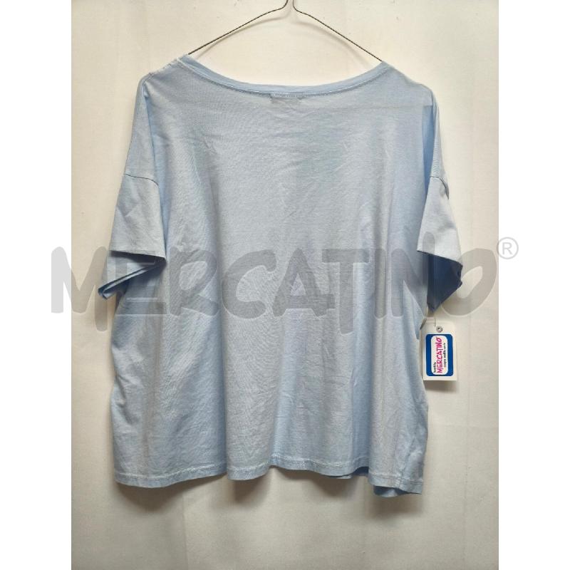 MAGLIETTA DONNA NANA AZZURRA  | Mercatino dell'Usato Volpago del montello 4
