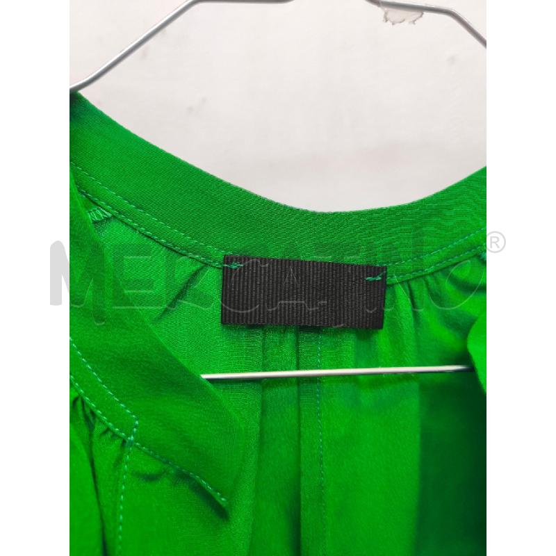 MAGLIETTA DONNA SETA VERDE  | Mercatino dell'Usato Volpago del montello 2