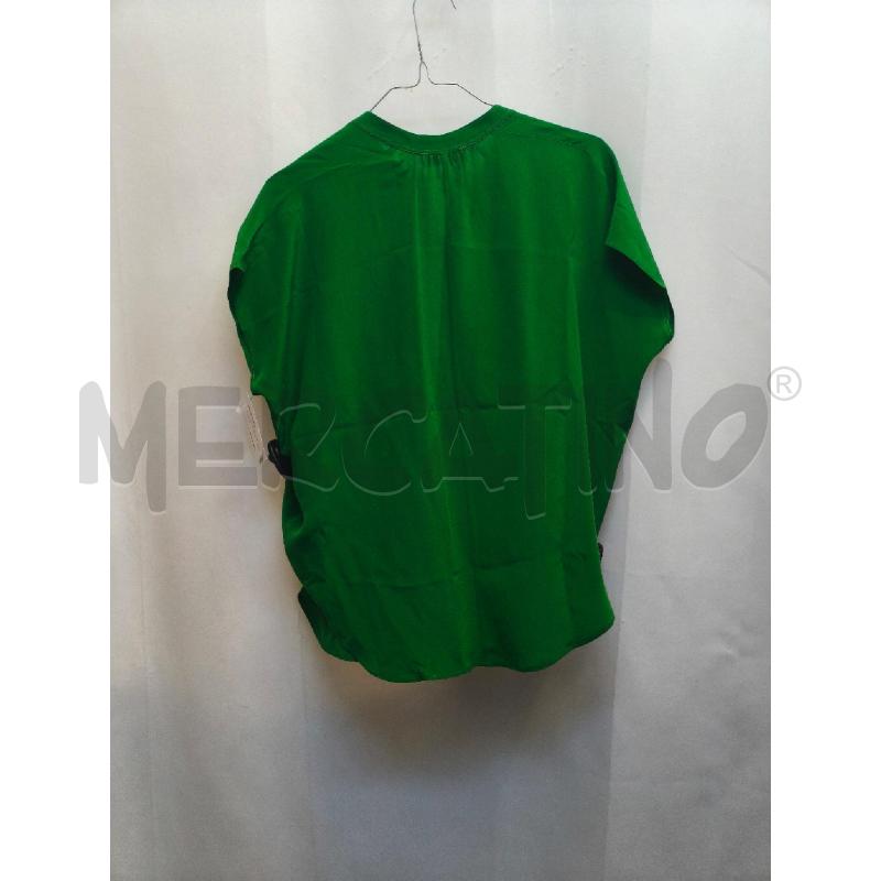MAGLIETTA DONNA SETA VERDE  | Mercatino dell'Usato Volpago del montello 4