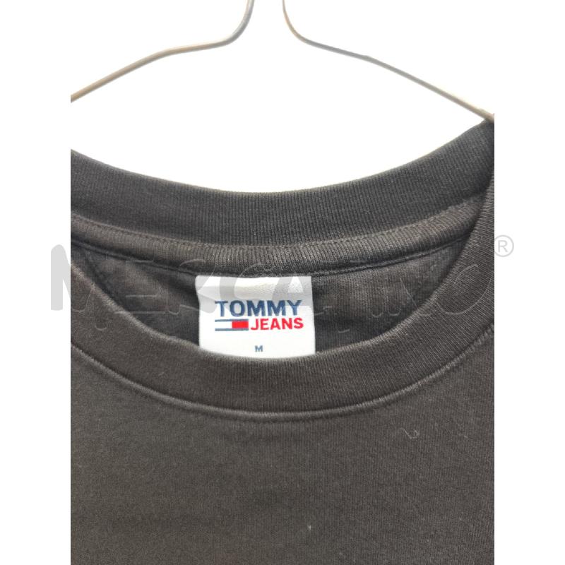 MAGLIETTA DONNA TOMMY NERA CORTA  | Mercatino dell'Usato Volpago del montello 2