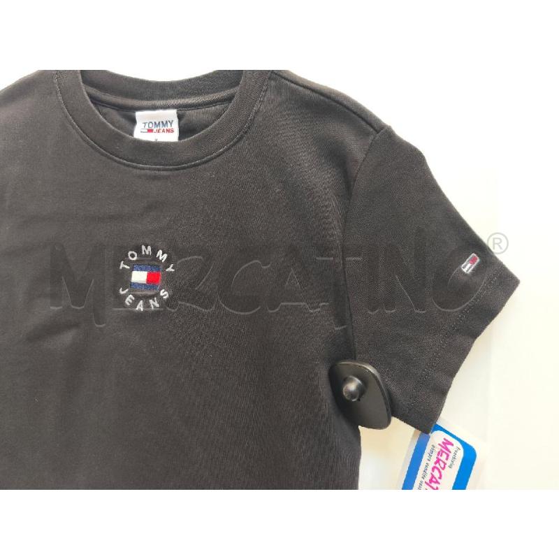 MAGLIETTA DONNA TOMMY NERA CORTA  | Mercatino dell'Usato Volpago del montello 3