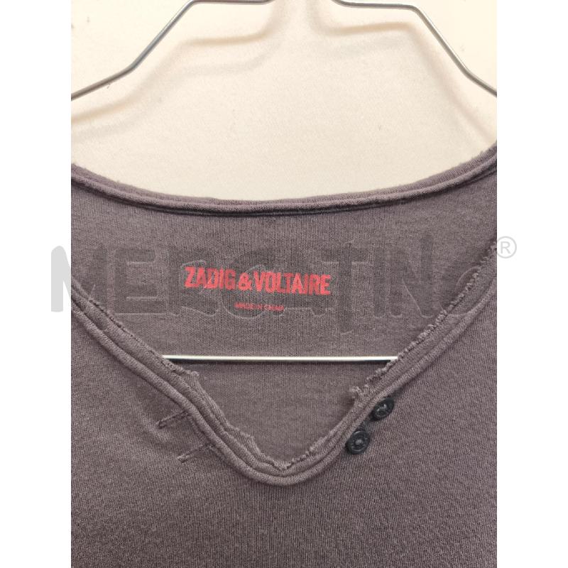 MAGLIETTA DONNA ZADIG VOLTAIR GRIGIA | Mercatino dell'Usato Volpago del montello 2
