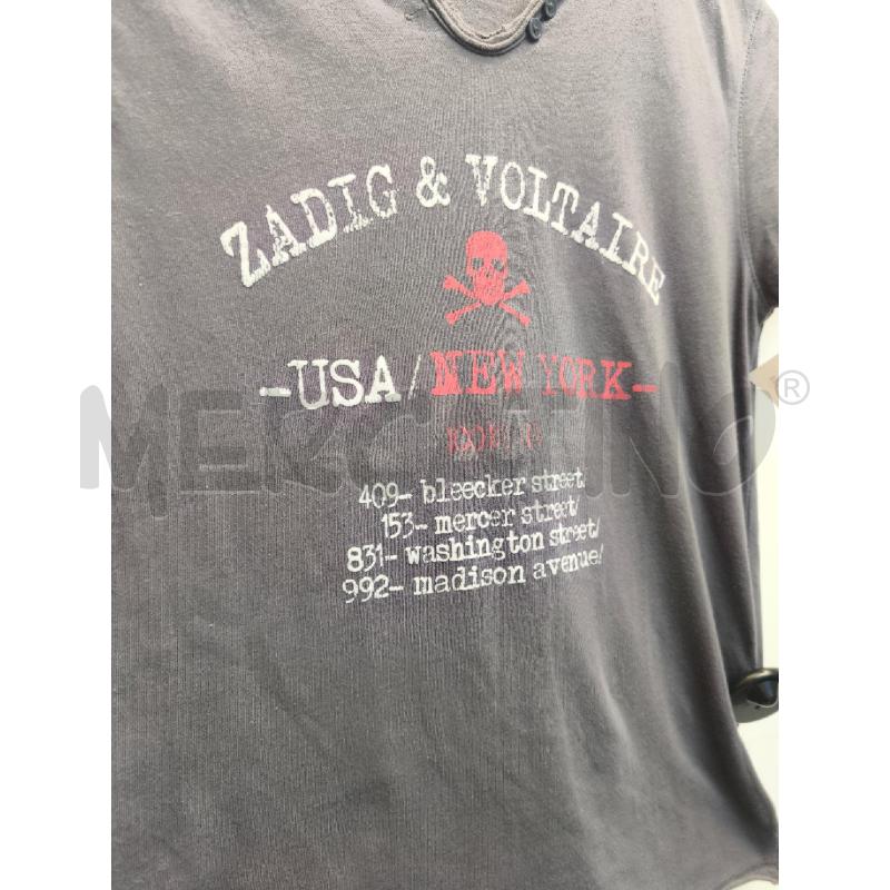 MAGLIETTA DONNA ZADIG VOLTAIR GRIGIA | Mercatino dell'Usato Volpago del montello 3