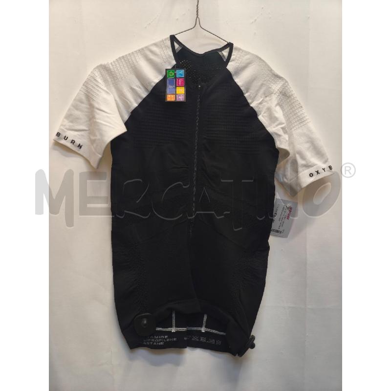 MAGLIETTA UOMO OXYBURN NERO BIANCO BICI DA LAVARE  | Mercatino dell'Usato Volpago del montello 1