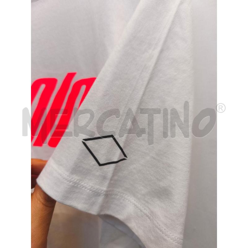 MAGLIETTA UOMO REPLAY BIANCA SCRITA FLUO | Mercatino dell'Usato Volpago del montello 3