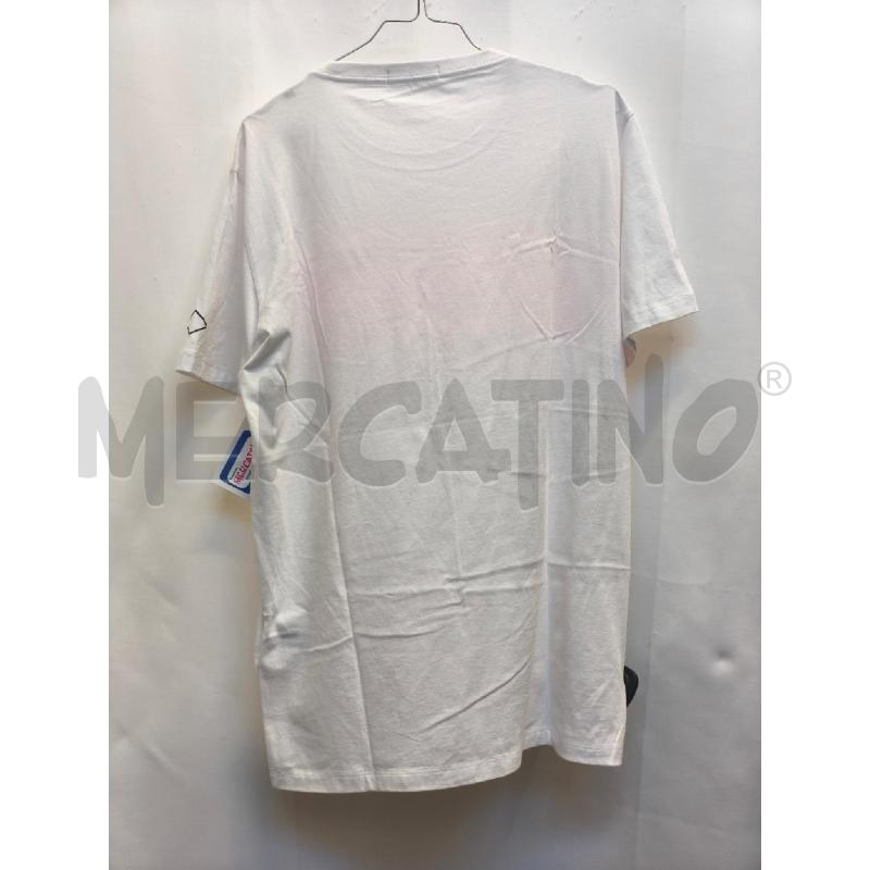 MAGLIETTA UOMO REPLAY BIANCA SCRITA FLUO | Mercatino dell'Usato Volpago del montello 4