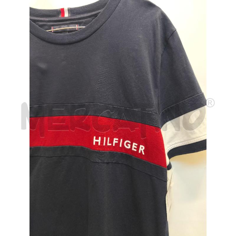 MAGLIETTA UOMO TOMMY HILFIGER BLU ROSSA  | Mercatino dell'Usato Volpago del montello 3