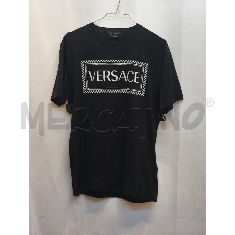 MAGLIETTA UOMO VERSACE NERA  | Mercatino dell'Usato Volpago del montello 1
