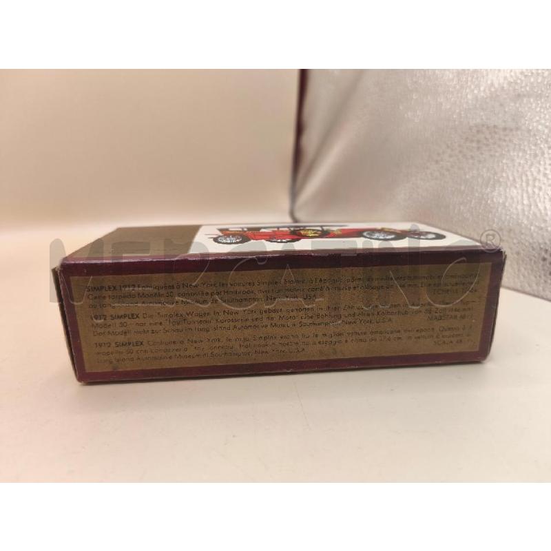 MODELLINO MATCHBOX 1912 SIMPLEX | Mercatino dell'Usato Volpago del montello 5