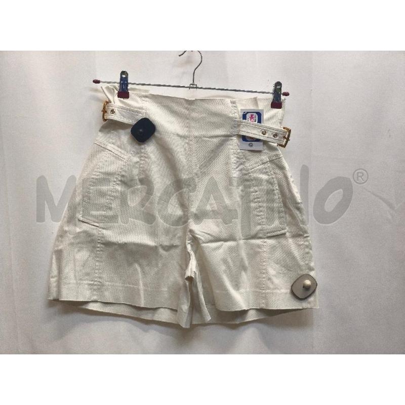 PANTALONCINO DONNA ALBERTA FERRETTI BIANCO  | Mercatino dell'Usato Volpago del montello 1