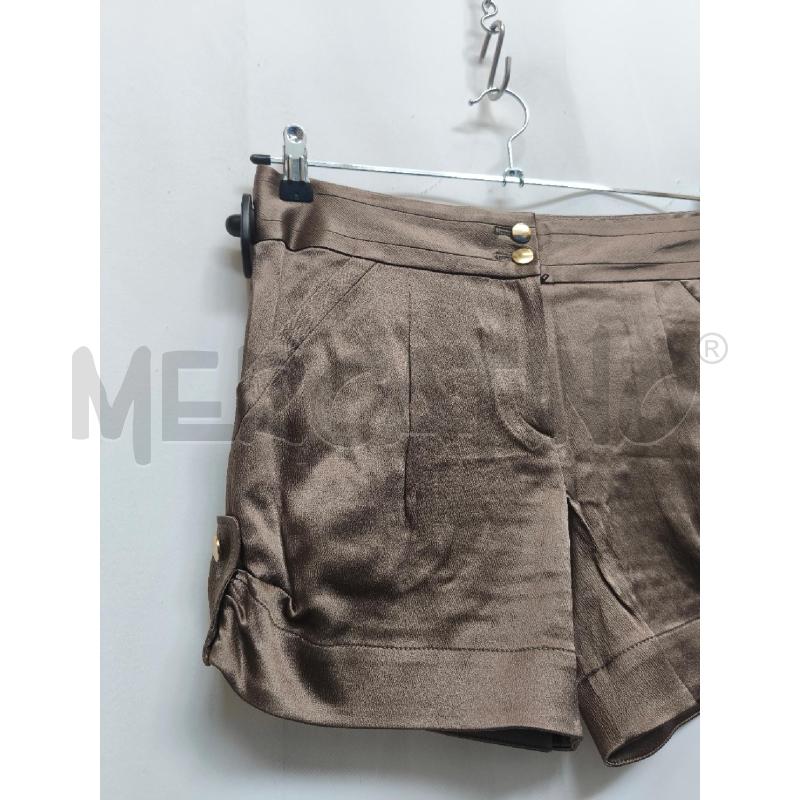 PANTALONCINO DONNA DIANE VON FURSTENBERG MARRONE LUCIDO  | Mercatino dell'Usato Volpago del montello 2