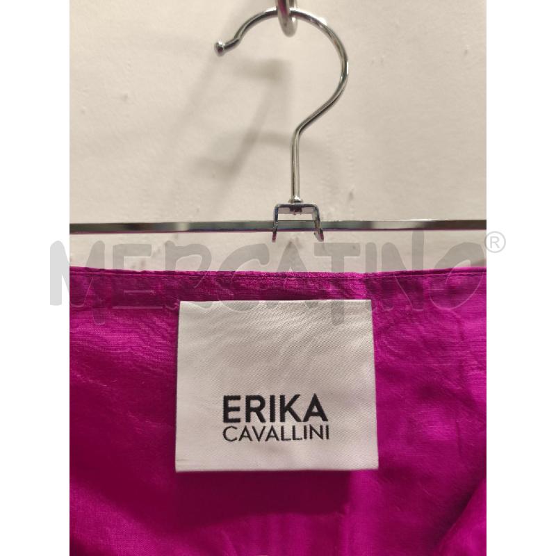 PANTALONCINO DONNA ERIKA CAVALLINI FUCSIA  SETA | Mercatino dell'Usato Volpago del montello 4
