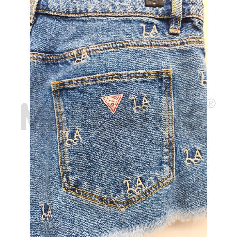 PANTALONCINO DONNA GUESS BLU  | Mercatino dell'Usato Volpago del montello 4
