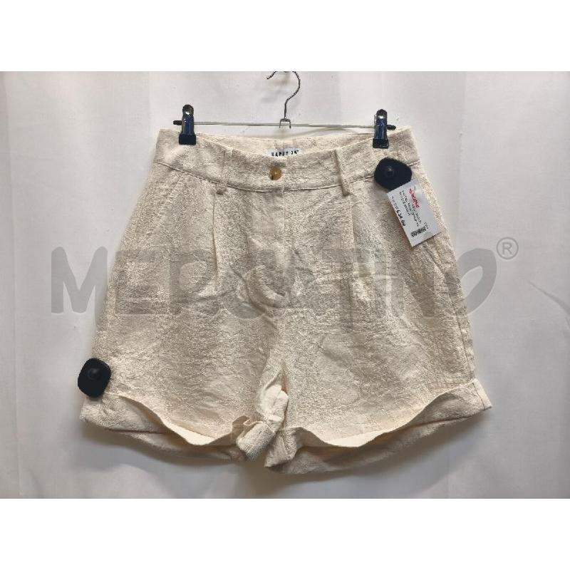 PANTALONCINO DONNA HAPPY 25 BIANCO FIORI  | Mercatino dell'Usato Volpago del montello 1