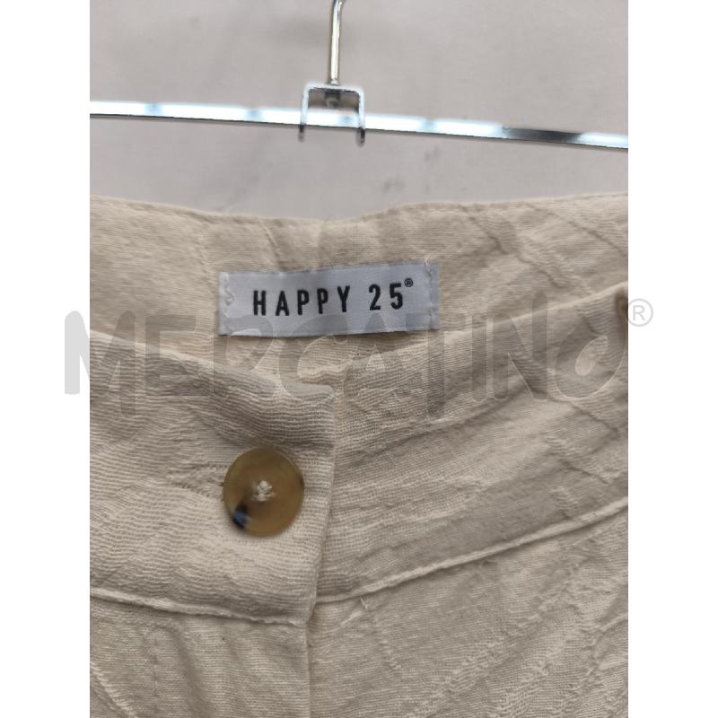 PANTALONCINO DONNA HAPPY 25 BIANCO FIORI  | Mercatino dell'Usato Volpago del montello 2