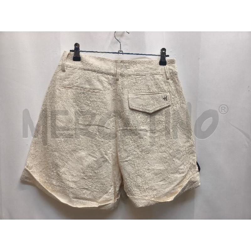 PANTALONCINO DONNA HAPPY 25 BIANCO FIORI  | Mercatino dell'Usato Volpago del montello 4