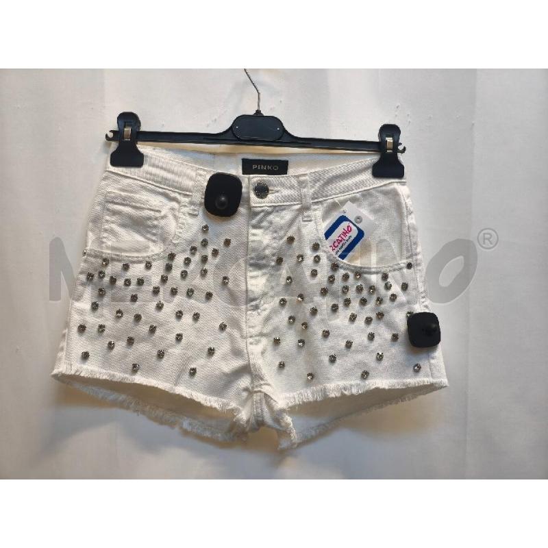 PANTALONCINO DONNA PINKO BRILANTINI DAVANTI  | Mercatino dell'Usato Volpago del montello 1